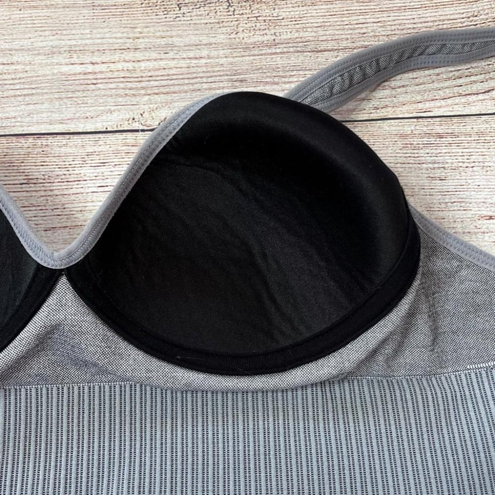 Everyday Seamless Gray Bralette - Soft Supportive Sleep & Lounge Bra - Picture 7 of 9